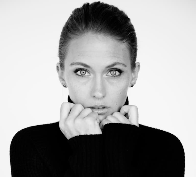 Ribbed Sweater in Black alternate view